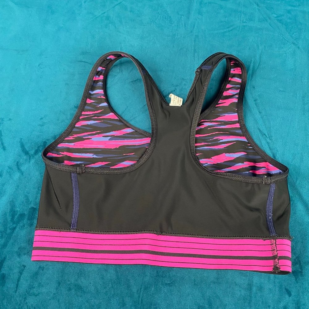Under Armour Mid Impact Printed Sports Bra - Picture 5 of 7